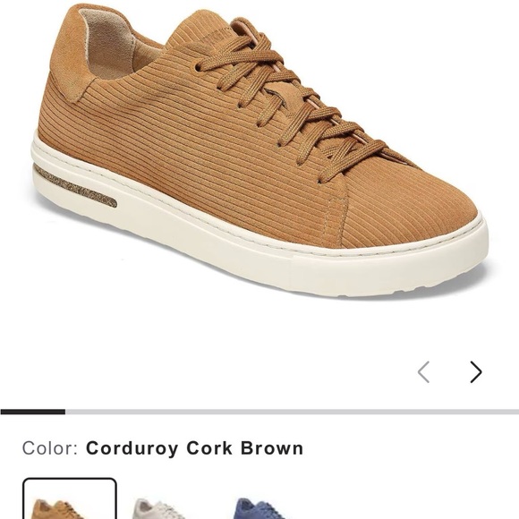 NEW BIRKENSTOCK Bend Low, Suede Embossed, Corduroy Cork Brown, 7 - 7.5 / 38 - Picture 2 of 7